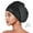 Black, variant on Large Swim Cap for Women Men, Waterproof Silicone Swimming Caps Ideal for Long Hair, Thick Curly Hair & Dreadlocks Braids Weaves Afro Hair - Keep Hairstyle Unchanged