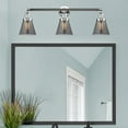 thumbnail image 2 of 205-AC-G63 Innovations Lighting Cone - 3 Light Bath Vanity In Industrial Style-11 Inches Tall and 30 Inches Wide-Antique Copper Finish-Light Smoke, 2 of 7