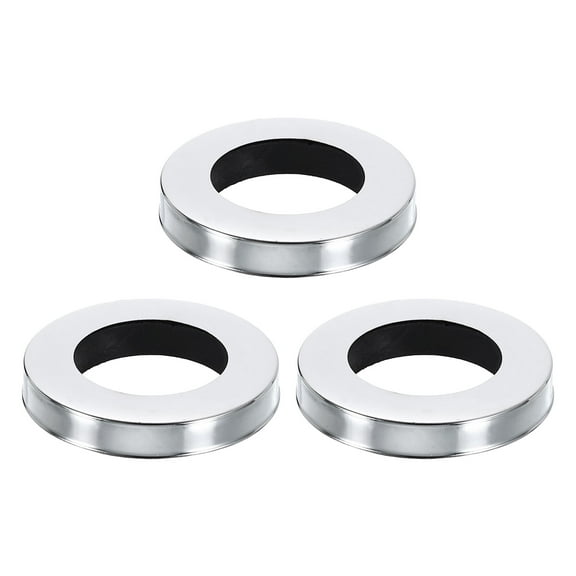 3Pack Faucet Base Rings, 2.13"x1.26"(OD x ID) Electroplating Washer Fasteners