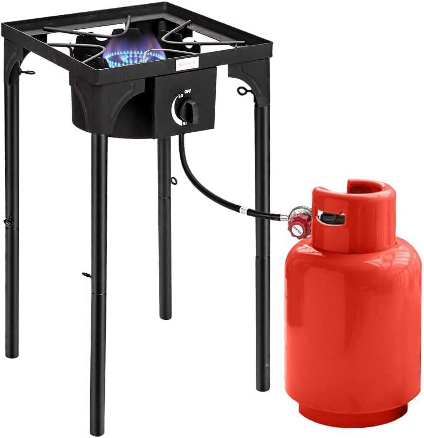VINGLI Propane Gas Outdoor Stove with Detachable Stand Legs