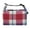 Blue Accents, variant on Buckle Handle Insulated Picnic Lunch Bag With Adjustable Strap 7L Capacity Black White Cat Squares
