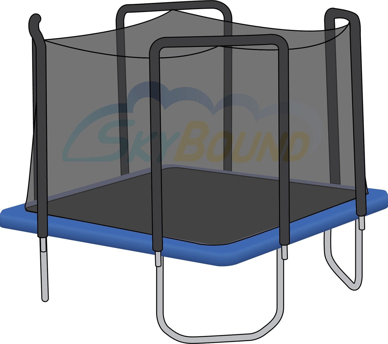 Replacement Trampoline Safety Net For 15 ft Frames w/ 6 Straight Enclosure Poles or 3 Arches Replacement Trampoline Safety Net For 15 ft Frames w/ 6 Straight Enclosure Poles or 3 Arches