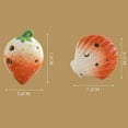 thumbnail image 6 of LingStar Cartoon Ocarina 6-hole Alto C-tune Shell Strawberry Shape Ocarina Beginner Teaching Toys Ceramic Pendant, 6 of 9