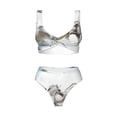 thumbnail image 4 of Daiia Running White Horses Women's Bikini Set Two Piece Swimsuit High Waisted Bikini Adjustable Straps Bikini Perfect for Beach, Pool, and Summer Vacation-Small, 4 of 9