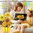 thumbnail image 3 of Juego de Construcción de Flores para Adultos, Kits de Macetas con Íconos y Girasoles Compatibles con Flores Lego, Colección Botánica de Flores Artificiales, Regalos de Navidad y Día de San Valentín p, 3 of 6