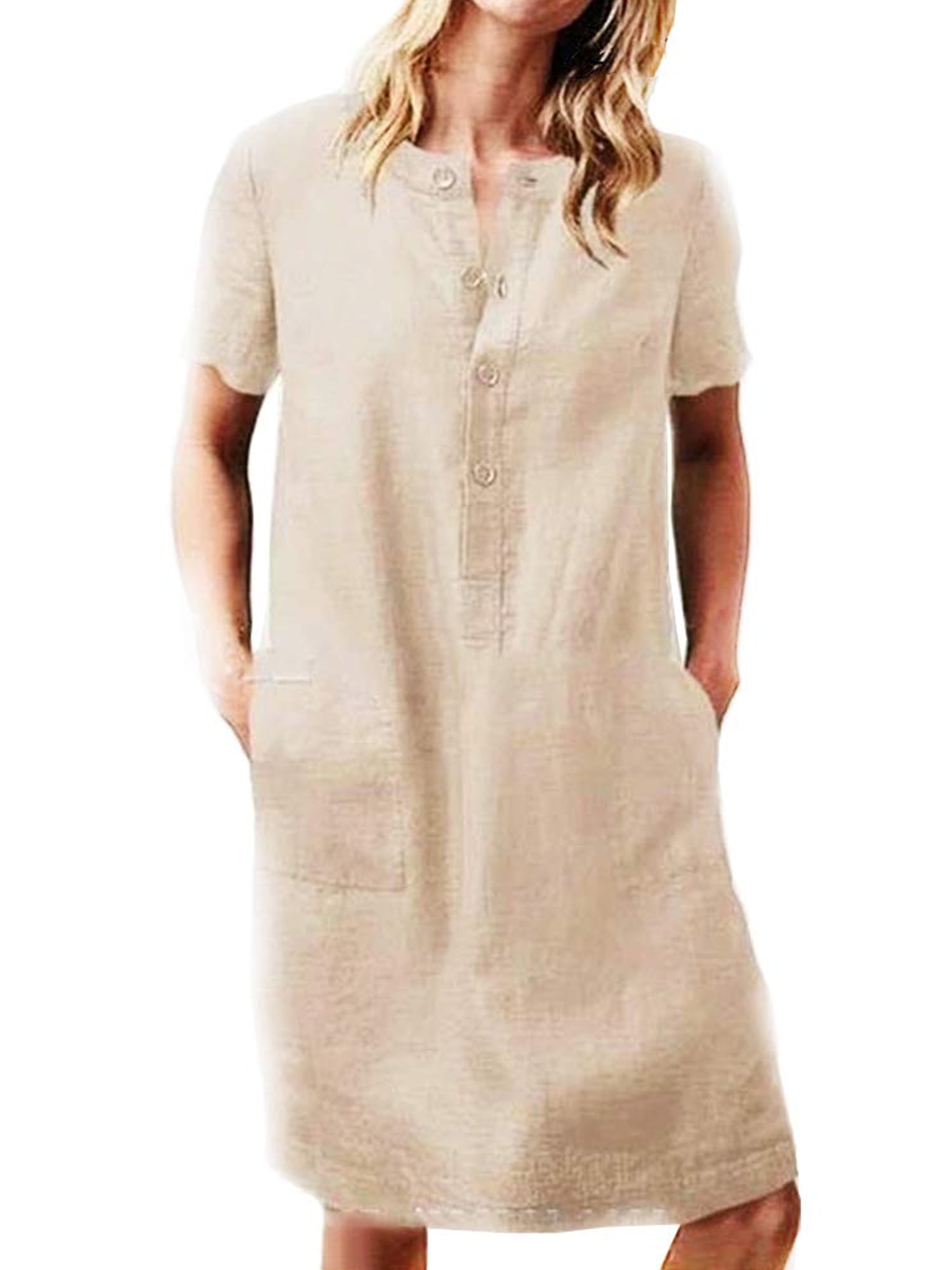 walmart linen dress