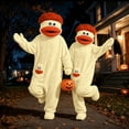 thumbnail image 6 of Fleece Onesie for Adults, Silly Big Mouth Monster Plush Pajamas with Comb, Soft Hooded One Piece Loungewear for Halloween Parties, Movie Nights, Cosplay and Home, 6 of 6