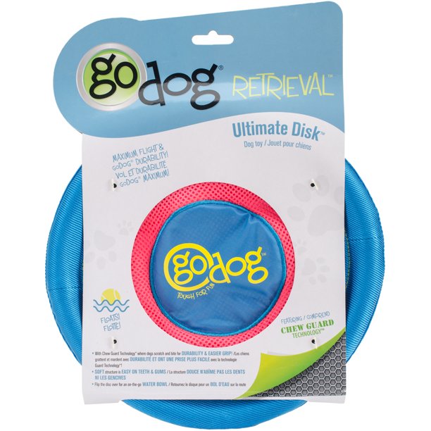 goDog® Retrieval Ultimate Disc Fetch and Chase Dog Toy, Large Walmart