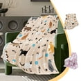 thumbnail image 7 of Mecorevxz Cute Cats Pattern Blanket Soft and Comfortable Multifunctional Home Soft Lightweight Flannel Throw Blankets Suitable for Kids Adults 40"x28", 7 of 7