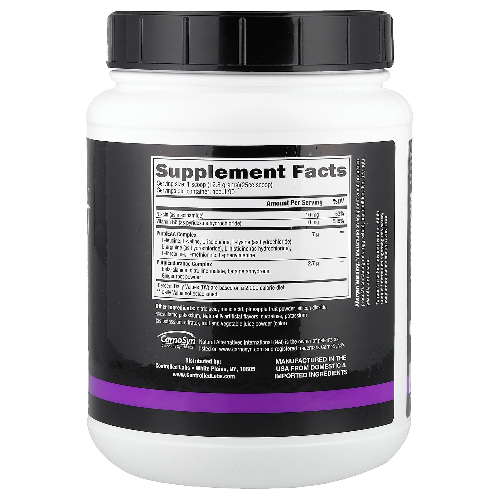 Controlled Labs Purple Wraath, Purple Lemonade, 2.54 lbs (1152 g)