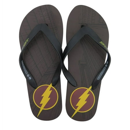 

Flash Symbol Men s Flip Flops-Size 9-10