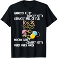 thumbnail image 1 of Annoyed Kitty Touchy Kitty Grouchy Ball of Fur, camiseta divertida de gato, 1 of 2