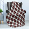 thumbnail image 4 of Tartan Soft Flannel Fleece Throw Blanket, Traditional Plaid with Diagonal Lines and Rhombuses Scottish Culture Inspirations, Cozy Plush for Indoor and Outdoor Use, 60" x 80", Multicolor, by Ambesonne, 4 of 5