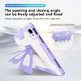 thumbnail image 4 of for iPad Pro 11 inch Case 2022/2021/2020/2018(4th/3rd/2nd/1st Generation), Multi-Angle Fold Magnetic Stand, DDetachable Cover with Sleep Wake, Purple, 4 of 7