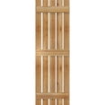thumbnail image 5 of 18 7/8"W x 58"H TimberCraft Five 3 3/8" Boards Spaced Board-n-Batten Shutters, Rough Sawn Western Red Cedar (Per Pair), 5 of 13