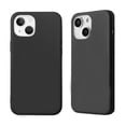 thumbnail image 2 of Simplemade Liquid Air Soft Silicone 2.5mm Back Cover Case With Microfiber Lining For Iphone 14 6.1 - Black, 2 of 8