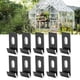 thumbnail image 4 of Greenhouse Base Clips, 10Pcs Base Clips, 1.3x0.8In Metal Fixings Attaches Wear-Resistant And Durable For Garden Greenhouses ANGGREK Otros, 4 of 8