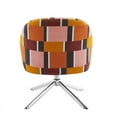 thumbnail image 6 of Linon London Metal Multi Swivel Accent Chair in Multi-color, 6 of 11