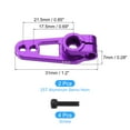 thumbnail image 2 of Aluminum Alloy 25T Steering Servo Single Sided Purple Arm Horn for RC Car/Boat/Airplane Boat Accessories 2 Pcs, 2 of 6