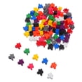 thumbnail image 4 of 100pcs Multi-Color Wooden Game Tokens and Chess Pieces Set - Board Game Accessories, Meeples for Family, Classroom, Sorting, Replacement Parts, 4 of 9