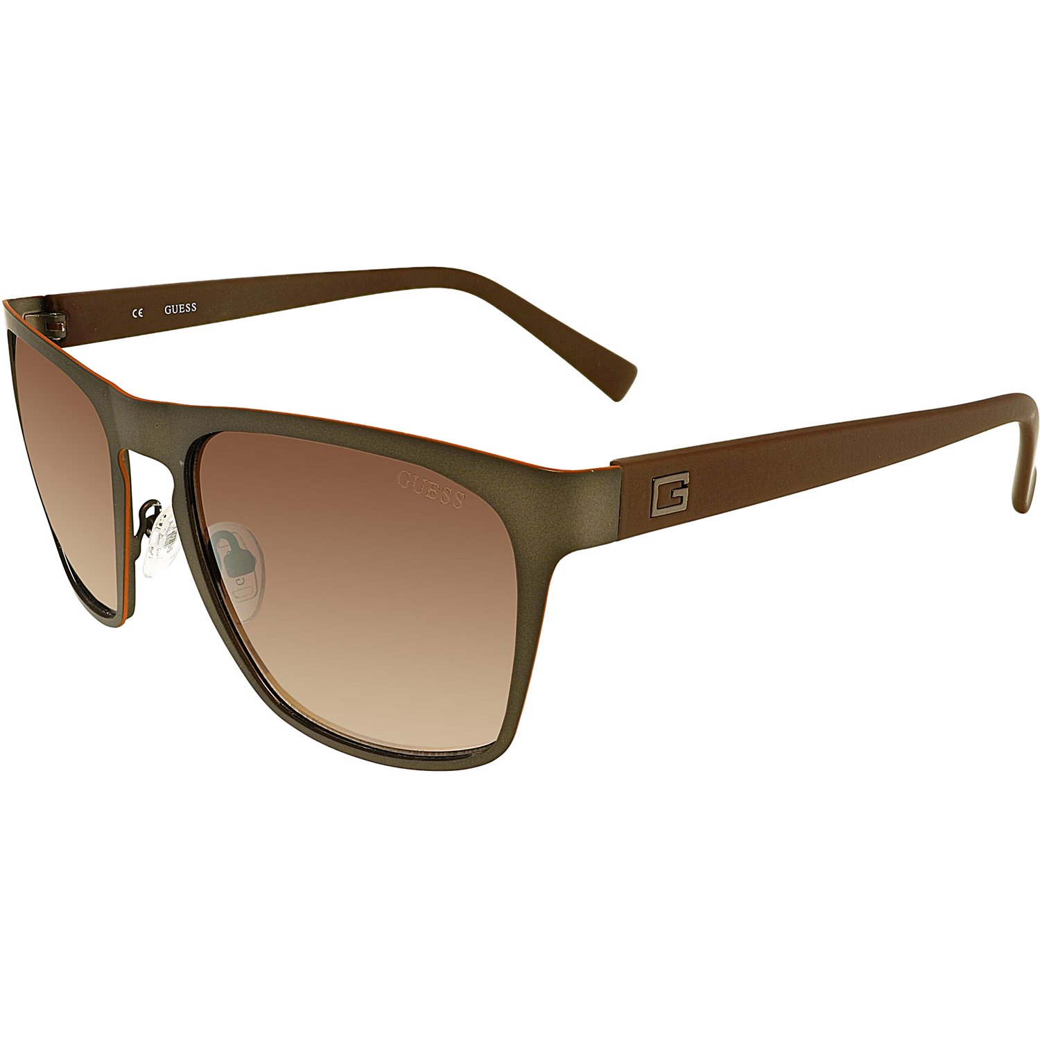GUESS Guess Men's Gradient GU6815BRN3456 Brown Square Sunglasses