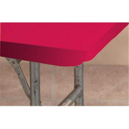 

66 Inch Round Kwik-Cover- Red- Pack of 25