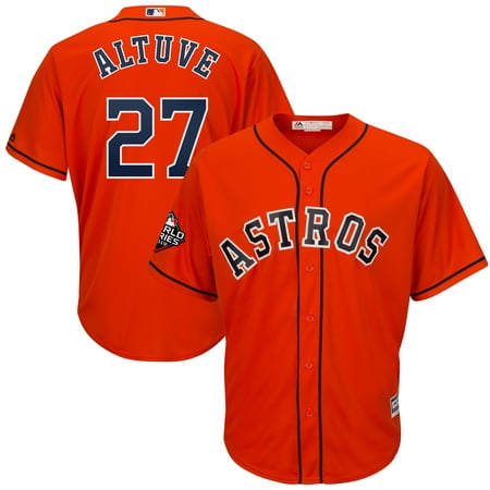 Jose Altuve Houston Astros Majestic 2019 World Series Bound Official Cool Base Player Jersey - (Best Player In The World 2019)