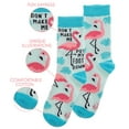 thumbnail image 2 of Karma Crew Socks, Cute and Funny Socks for Women, Bright and Colorful Designs, One Size Fits Most, Sparrow, 2 of 3