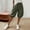 Army Green, variant on Women's Linen Harem Capri Pants Drawstring 5 Shorts Casual Beach Yoga Hippie Thai Pants M