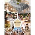 thumbnail image 5 of Grey Ombre Coastal Table Cloth, Summer Nautical Beach Ocean Seaside Waterproof Tablecloth for Rectangle Tables, Reusable Washable Fabric Table Cover for Restaurant Kitchen Dining Tables 54"x108", 5 of 6
