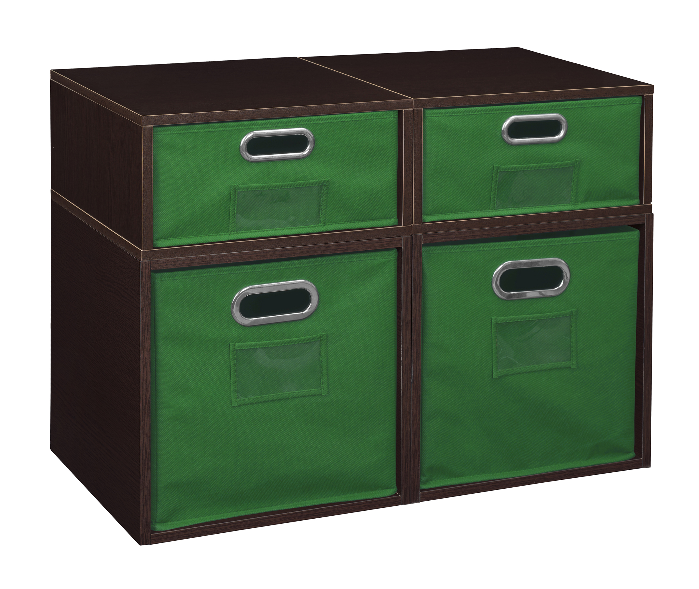 Niche Cubo Storage Set 2 Full Cubes/2 Half Cubes with Foldable Storage