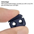 thumbnail image 4 of Cord Locks, Oval Spring Toggle Stopper for Drawstring Bag Shoelaces, Navy Blue 100 Pack, 4 of 5