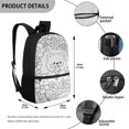 thumbnail image 5 of Uourmeti Bear With Ice Cream Design High Quality School Backpack for Daily Use Travel, Fashion Lightweight Polyester Backpack Durable Fabric Comfort Backpack, 5 of 6