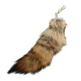 thumbnail image 3 of kusrkot 40cm Tail Keychain Party Raccoon Coat Tails Key Chain for Cosplay Women Kids, 3 of 9