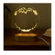 thumbnail image 1 of Luz de noche Acrílico Cálidas cálidas Mesas nocturnas con la base de madera Artículos para el hogar de la cabecera Modelo grabado Regalos de vacaciones Tipo 1 Eigraketly HA011269-01B, 1 of 7