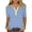 Blue, variant on Uaswgudfs Women's V-Neck Blouses Casual Tops | Tunic Length Henley Shirts with Raglan Sleeves 2025