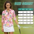 thumbnail image 7 of Uorisanigo Easter Egg Rabbit Women's 3/4 Sleeve Athletic Golf Shirts Size XL Comfortable Quick Dry Athletic Polo Shirts with Zipper Fashionable Versatile Daily Wear for Workout Sports, 7 of 7