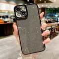 thumbnail image 5 of Compatible for iPhone 14 Luxury Glitter Plating Clear Case, Cute Bling Sparkly Shiny Case for Women Girls Soft TPU Shockproof Camera Protective Back Cover Electroplated Case - Black, 5 of 11