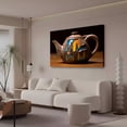 thumbnail image 3 of A Teapot Designed To Look Like An Urban Landscape Canvas Poster Bedroom Decor Sports Landscape Office Room Decor Gift,Frame-style,08x12inch(20x30cm), 3 of 8
