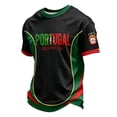 thumbnail image 2 of Men Portugal Soccer Short Sleeve Raglan T-Shirt Graphic Tee Tops Football Fans Crewneck Summer Casual Shirt S, 2 of 3