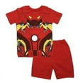 thumbnail image 3 of Conjunto de ropa de superhéroe para bebés y niños, camiseta para niños y pantalones cortos, trajes para niños pequeños, disfraces de cosplay de Iron Spiderman, ropa para niños, 3 of 5