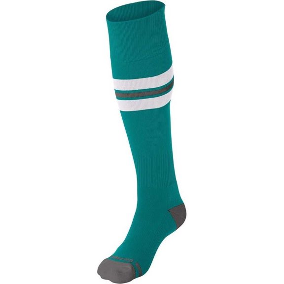 Champro AS3 Striped Baseball Knee High Socks - Teal White Gray