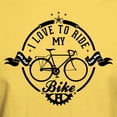thumbnail image 3 of CafePress - I Love To Ride My Bike Light T Shirt - Men's Classic Graphic T-Shirt, 3 of 4