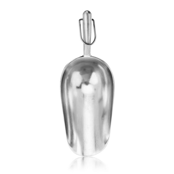 True Aluminum Metal Ice Scoop for Cocktails, Home Bar, Tools, Kitchen, 6 oz
