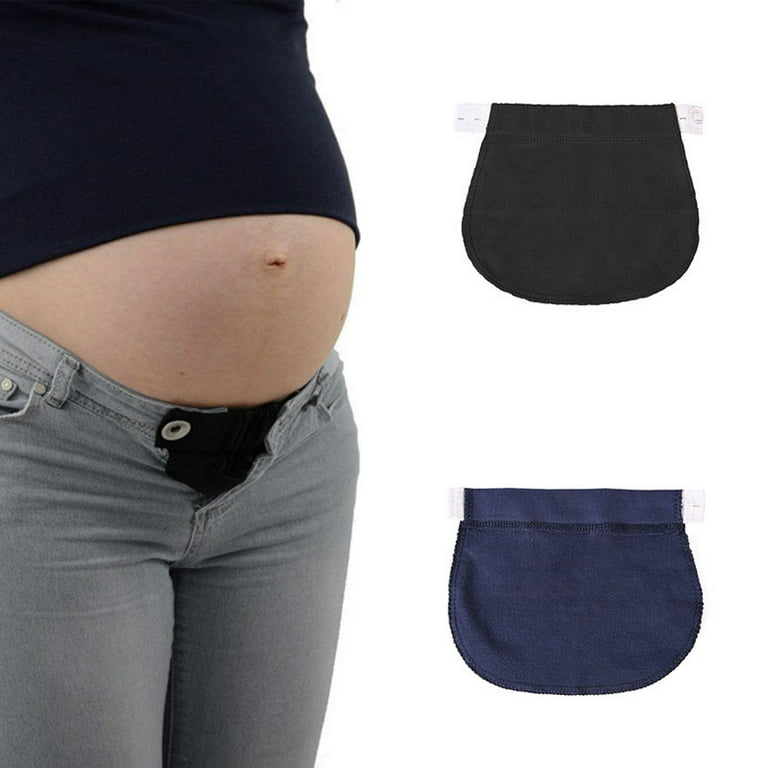 Hot Maternity Pregnancy Waistband Belt ADJUSTABLE Elastic Waist Extender  Women Bra Strap Extender Clothing Pants For Pregnant - AliExpress