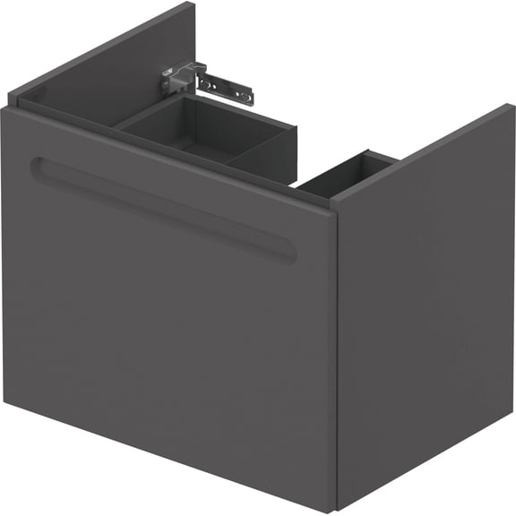 Duravit N14382 Duravit No.1 17" Single Wall Mounted Vanity Cabinet - Graphite Matte