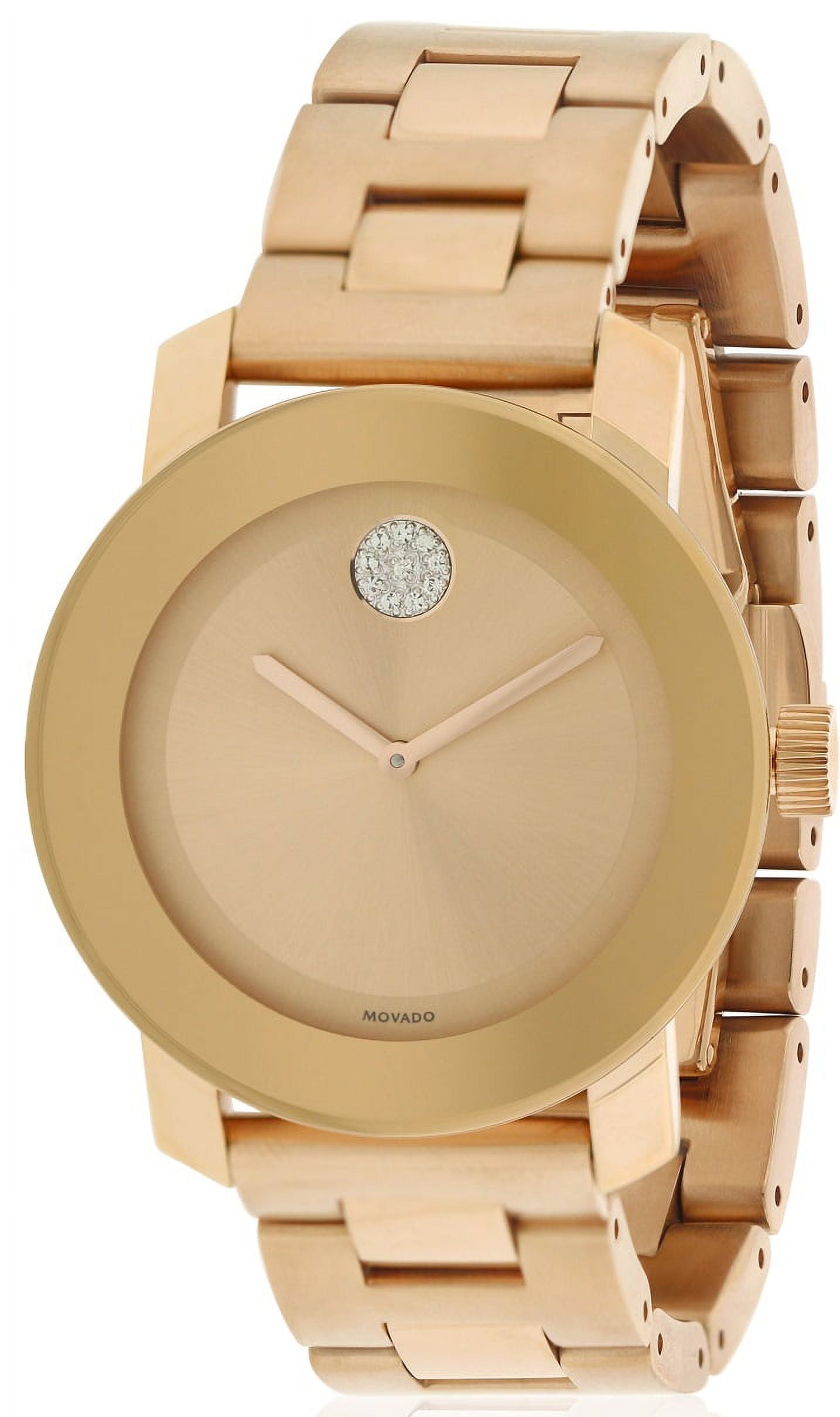 Movado Women s Bold Analog Diamond 36mm Watch 3600334 Walmart