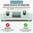 thumbnail image 5 of Sofa Couch Cushion Support for Sagging Sofas Cushion Repair Trapezoidal Furniture seat Cushion sag Repair High Rebound, Firm Couch Cushion Support Under Cushion Sag Repair, Black Set of 1, 5 of 8