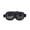 Smoke Lens Black Frame, variant on Motorcycle Goggle Aviator Pilot Style Cruiser Scooter Motocross Goggles for Man, Woman, Adult