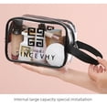 thumbnail image 4 of Bolsa de cosméticos portátil de PVC, bolsa de lavado transparente impermeable, bolsa de almacenamiento de cosméticos portátil de viaje de gran capacidad, 4 of 5